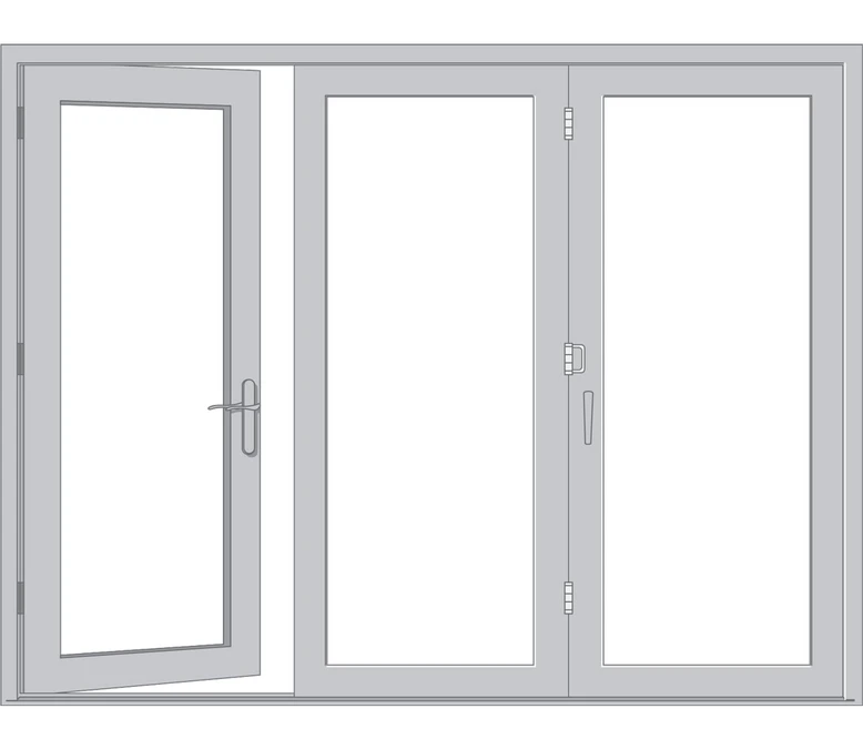 Tucson Pella Architect Reserve Series Contemporary Bifold Patio Door